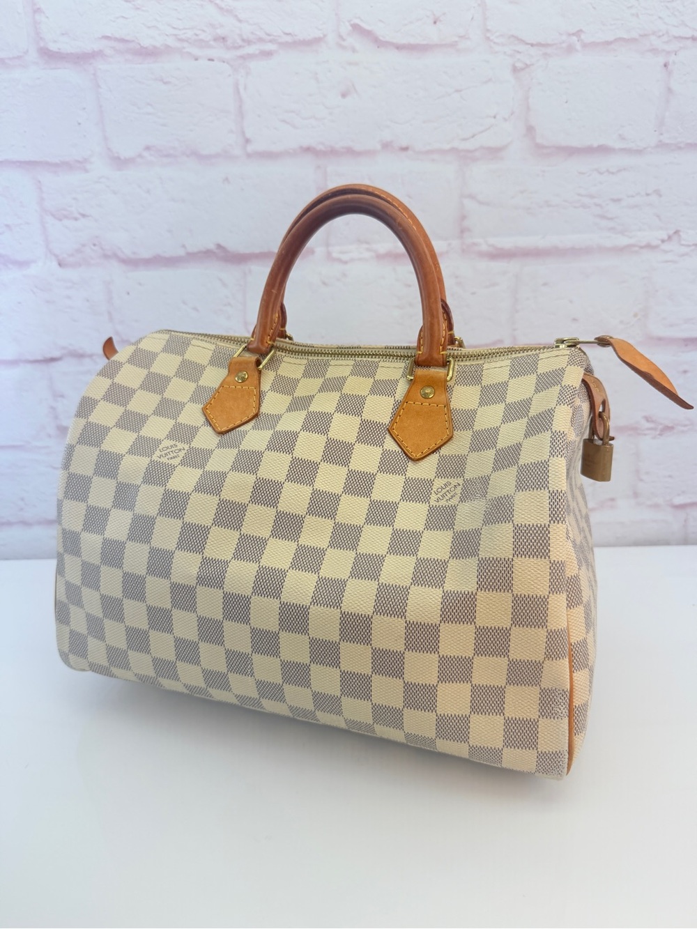 Louis Vuitton Speedy 30 Azur Damier Handbag